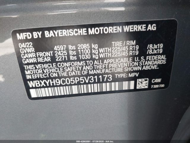 2023 BMW X2 WBXYH9C05P5V31173 Photo 8