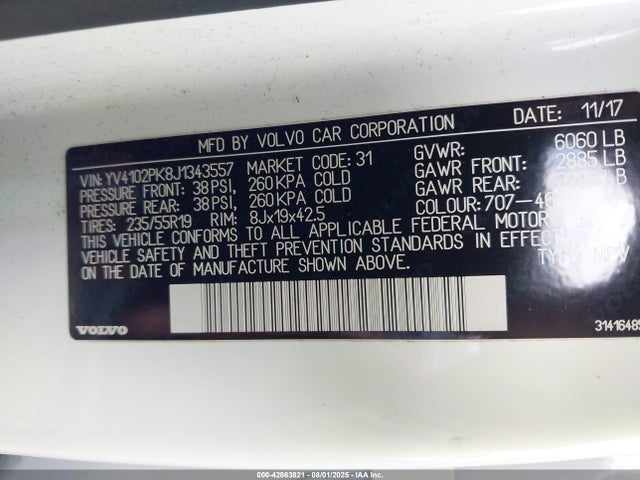 YV4102PK8J1343557 Volvo b4204t(mp)