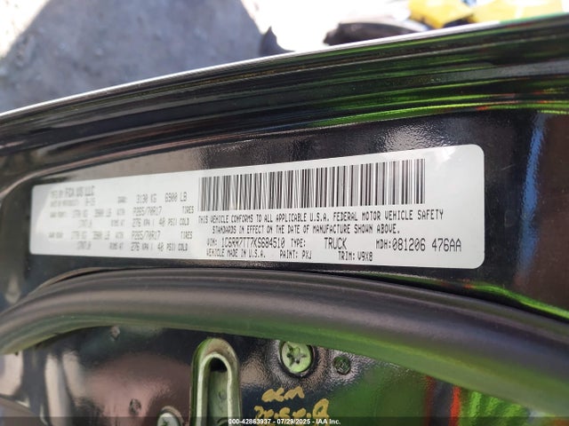 RAM 1500 2019 1C6RR7TT7KS684510 Image 9