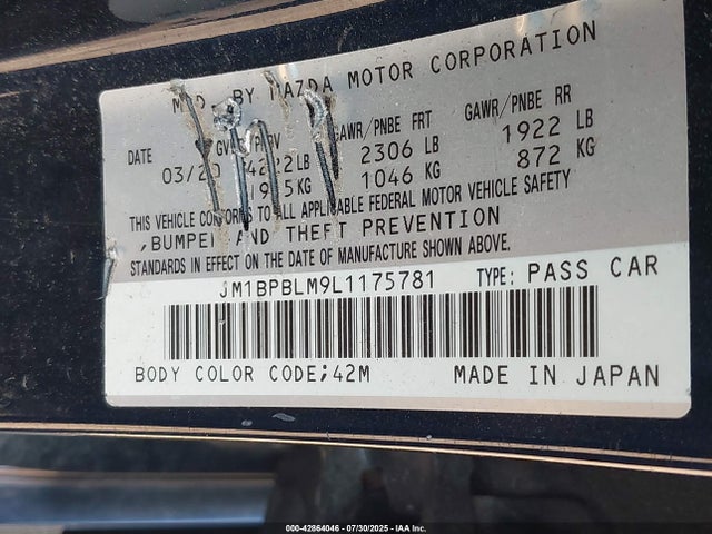 Mazda py cylinder deactivation 2020 JM1BPBLM9L1175781 Image 9