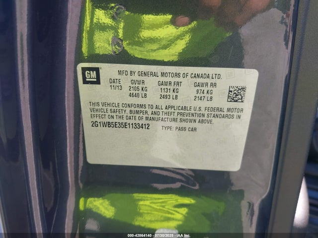 2G1WB5E35E1133412 Chevrolet lfx