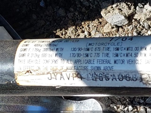 2005 YAMAHA XVS1100 JYAVP11E65A063120 Photo 9