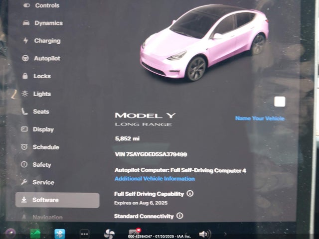 Tesla 2025 2025 7SAYGDED5SA379499 Image 7