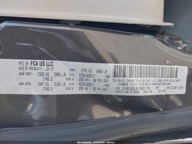 Dodge Grand Caravan 2018 2C4RDGBG0JR176245 Image 9