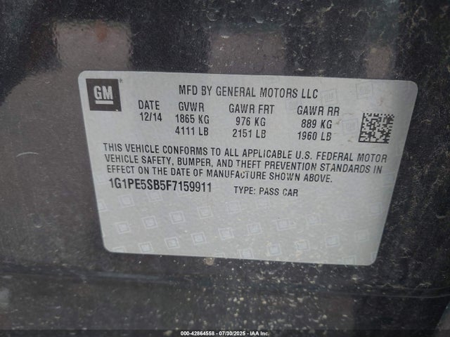 1G1PE5SB5F7159911 Chevrolet LUV