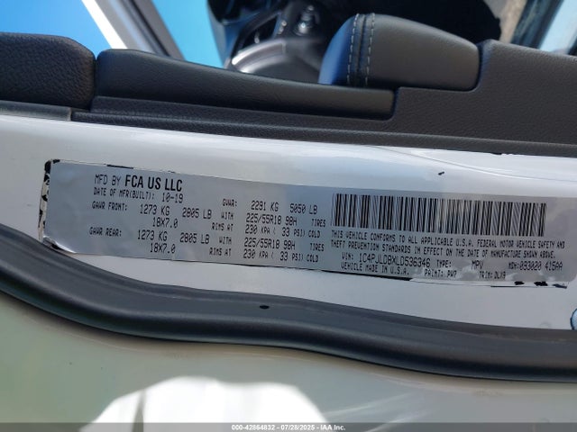 Jeep Cherokee 2020 1C4PJLDBXLD536346 Image 9