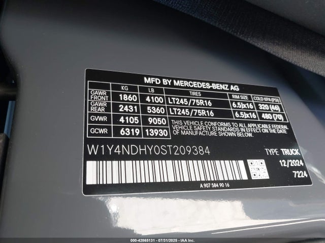 Mercedes-Benz om654 2025 W1Y4NDHY0ST209384 Image 9