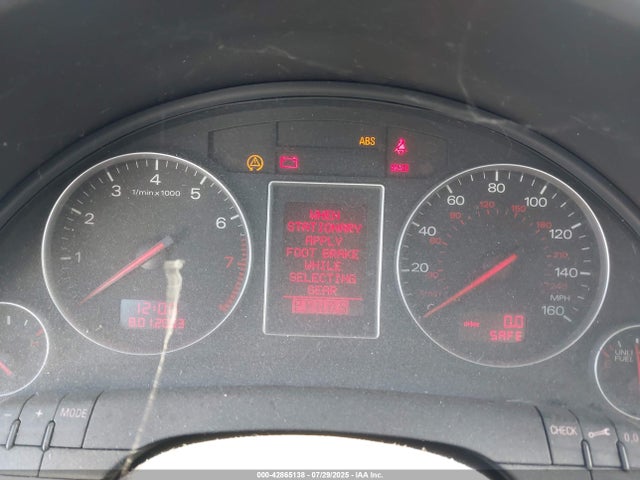 2005 AUDI A4 WAUJC68E25A106155 Photo 6