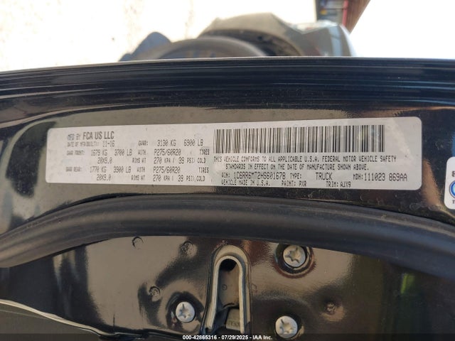 1C6RR6MT2HS601678 RAM 1500