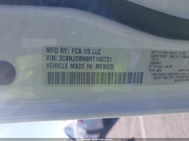 Jeep Compass 2024 3C4NJDBN9RT140731 Image 9