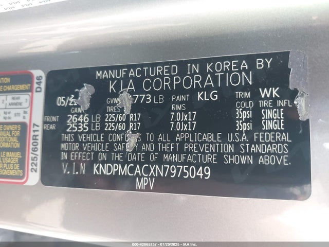 KIA gdi theta-ii 2022 KNDPMCACXN7975049 Image 9