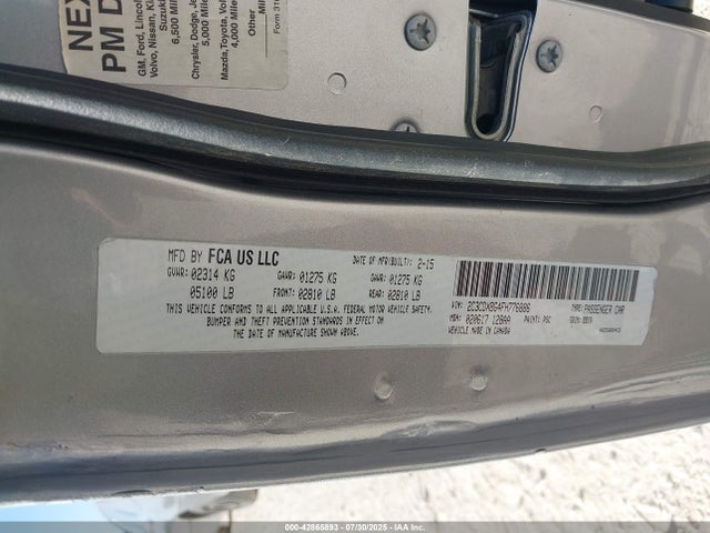 2C3CDXBG4FH776886 Dodge 2015