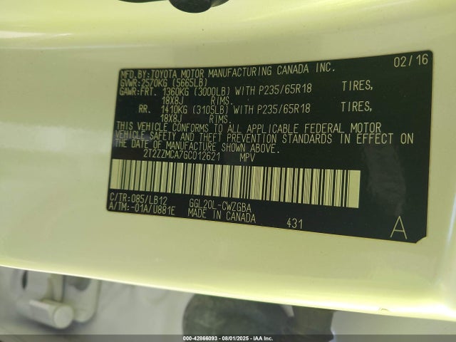 Lexus RX 2016 2T2ZZMCA7GC012621 Image 9