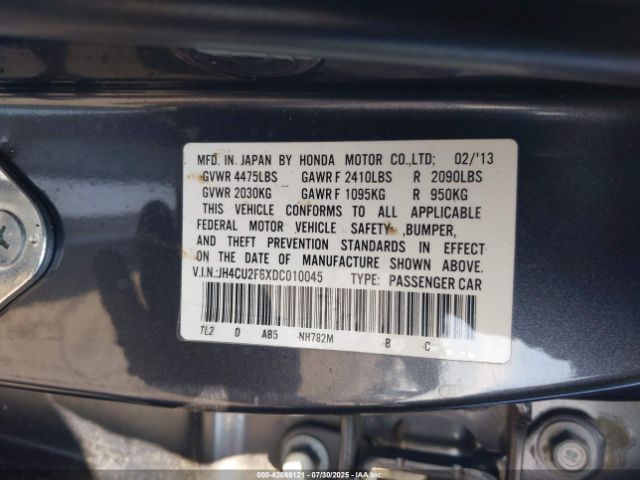 2013 ACURA TSX JH4CU2F6XDC010045 Photo 8