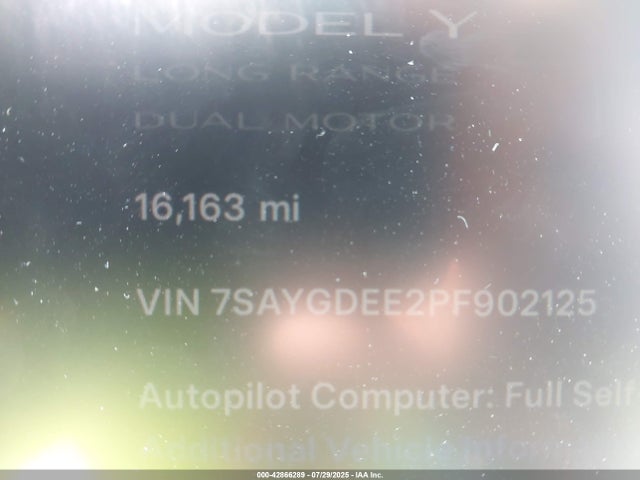 2023 TESLA MODEL Y 7SAYGDEE2PF902125 Photo 6