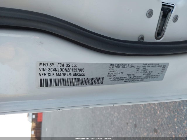 Jeep 2023 2023 3C4NJDDN2PT557893 Image 9