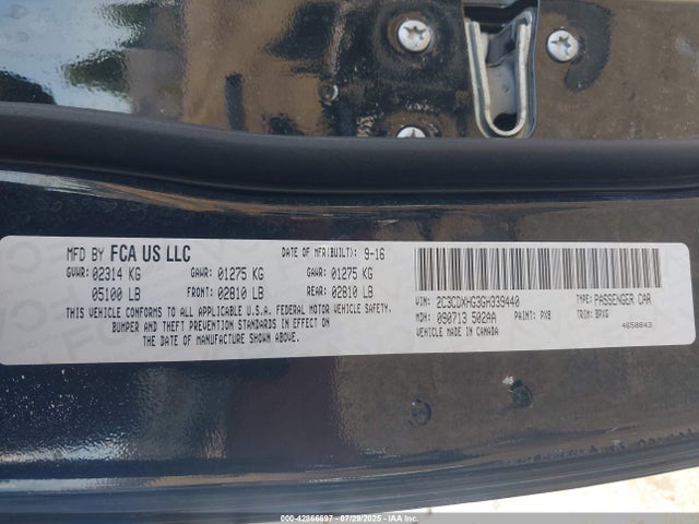 2C3CDXHG3GH339440 Dodge Charger
