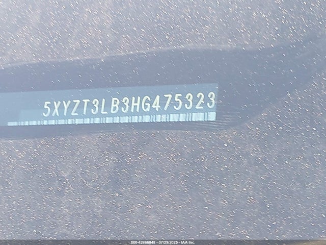 5XYZT3LB3HG475323 Hyundai gdi theta ii
