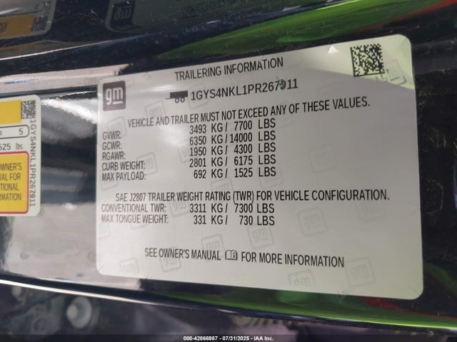 2023 CADILLAC ESCALADE ESV 1GYS4NKL1PR267911 Photo 8