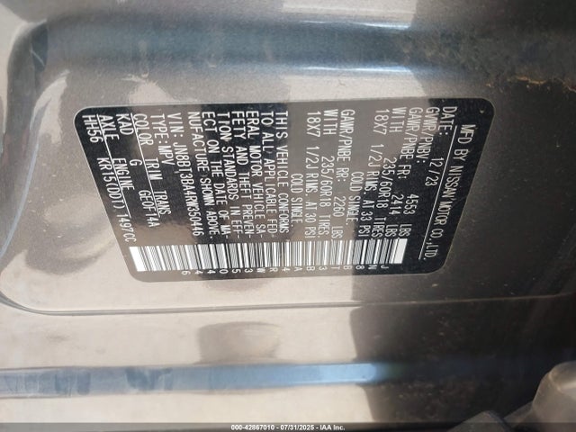 JN8BT3BA4RW350446 Nissan 2024