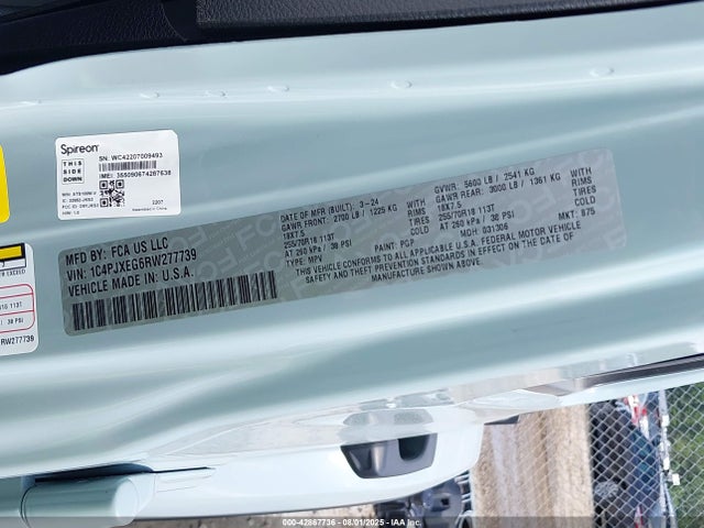 1C4PJXEG6RW277739 Jeep Wrangler