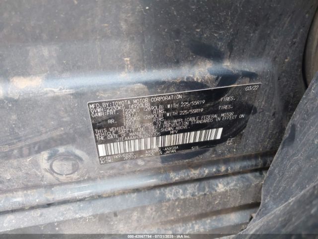 2022 TOYOTA VENZA JTEAAAAH3NJ097705 Photo 8