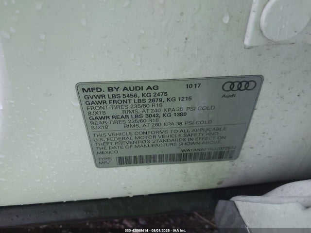 2018 AUDI Q5 WA1ANAFY6J2072572 Photo 8