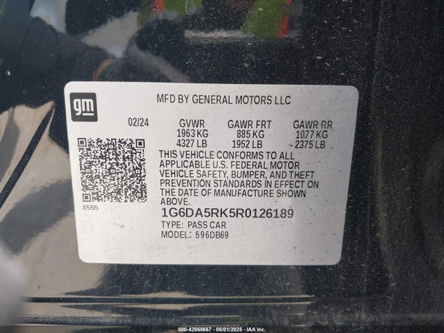 2024 CADILLAC CT4 1G6DA5RK5R0126189 Photo 8