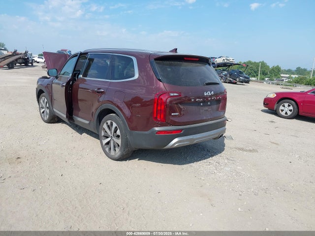 2022 Kia Telluride S მანქანა იყიდება აუქციონზე, vin: 5XYP6DHC1NG196874, აუქციონის ნომერი: 42869009