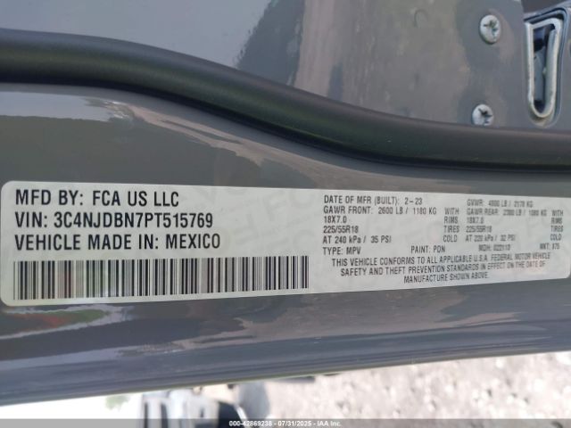 2023 JEEP COMPASS 3C4NJDBN7PT515769 Photo 8