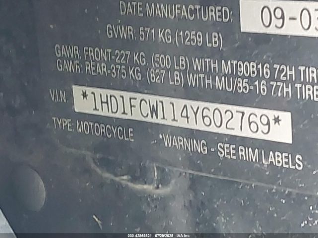 2004 HARLEY-DAVIDSON FLHTCUI 1HD1FCW114Y602769 Photo 9