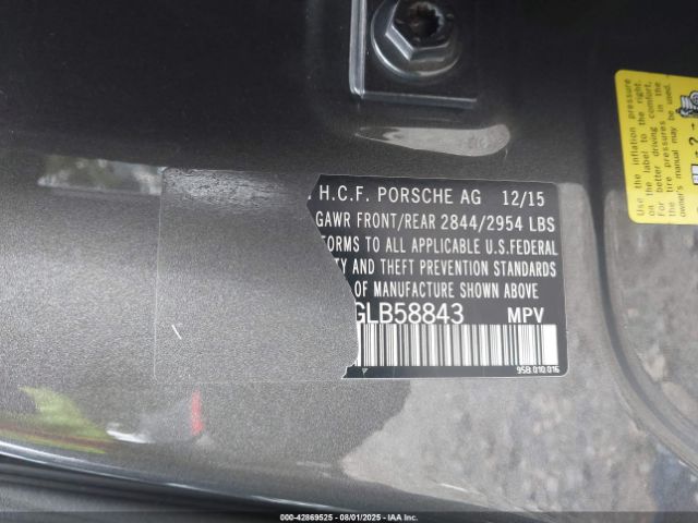 2016 PORSCHE MACAN WP1AB2A5XGLB58843 Photo 8