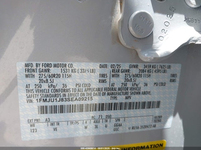 1FMJU1J83SEA09215 Ford gtdi