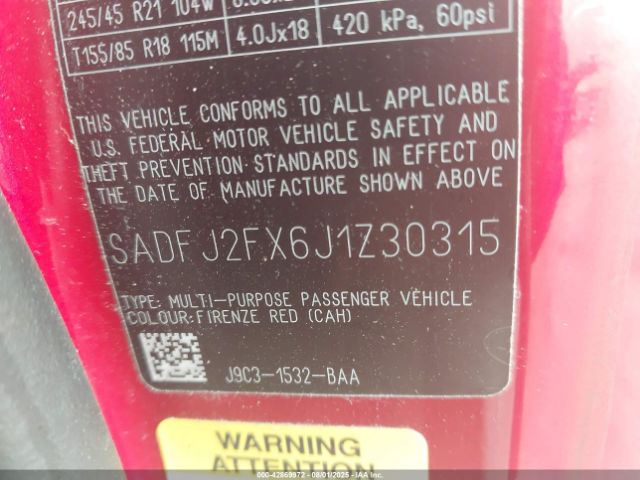 2018 JAGUAR E-PACE SADFJ2FX6J1Z30315 Photo 8