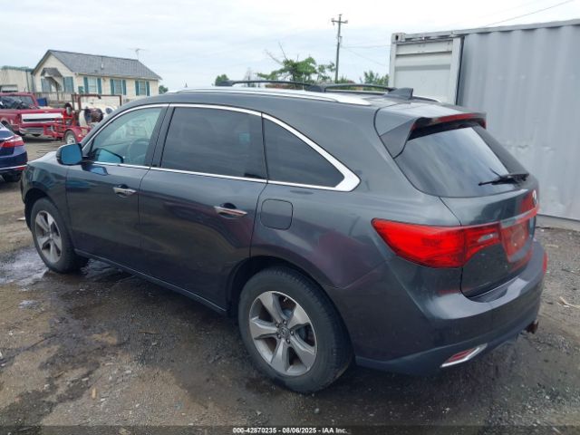2014 ACURA MDX 5FRYD4H21EB014887 Photo 2