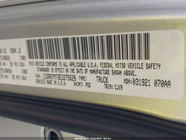 RAM 1500 2014 1C6RR7MT8ES275628 Image 9