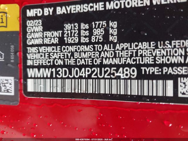 2023 MINI SE HARDTOP WMW13DJ04P2U25489 Photo 8