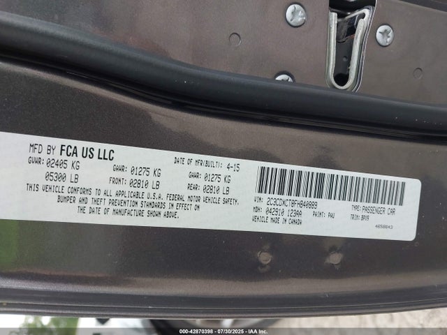Dodge Charger 2015 2C3CDXCT8FH840889 Image 9