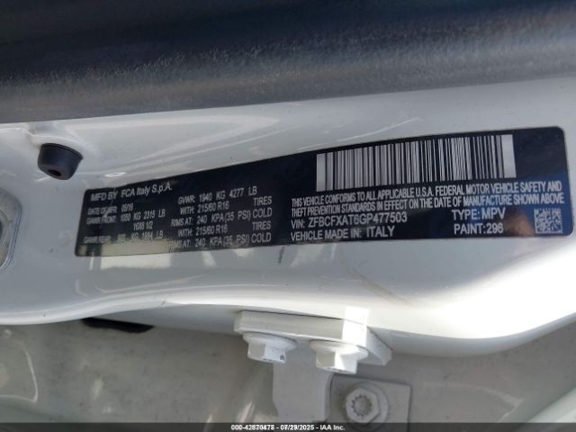 2016 FIAT 500X ZFBCFXAT6GP477503 Photo 8