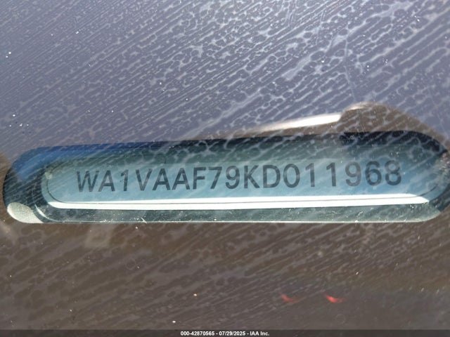 WA1VAAF79KD011968 Audi 3.0t