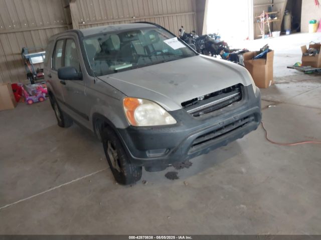Auction sale of the 2003 Honda Cr-v Lx, vin: SHSRD68473U108572, lot number: 42870838