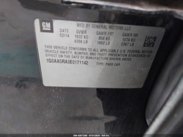 2014 CADILLAC ATS 1G6AA5RA0E0171142 Photo 8