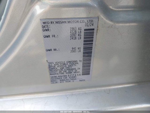 Nissan Altima 2024 1N4BL4DV2RN377156 Image 9