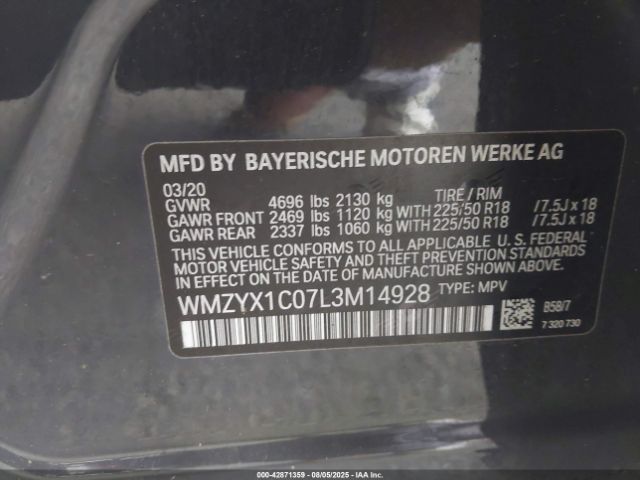2020 MINI COUNTRYMAN WMZYX1C07L3M14928 Photo 8