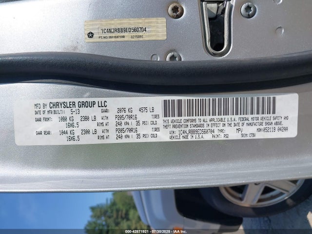 1C4NJRBB9ED560704 Jeep 2014