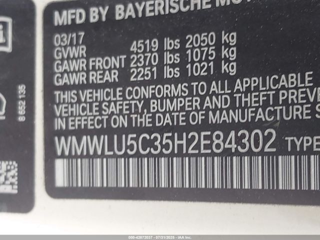 2017 MINI CLUBMAN WMWLU5C35H2E84302 Photo 8