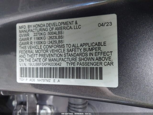 2023 ACURA TLX 19UUB6F5XPA003642 Photo 8