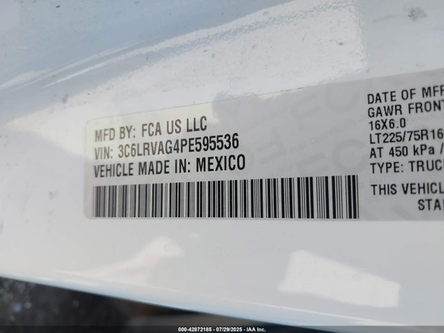 RAM 2023 2023 3C6LRVAG4PE595536 Image 9