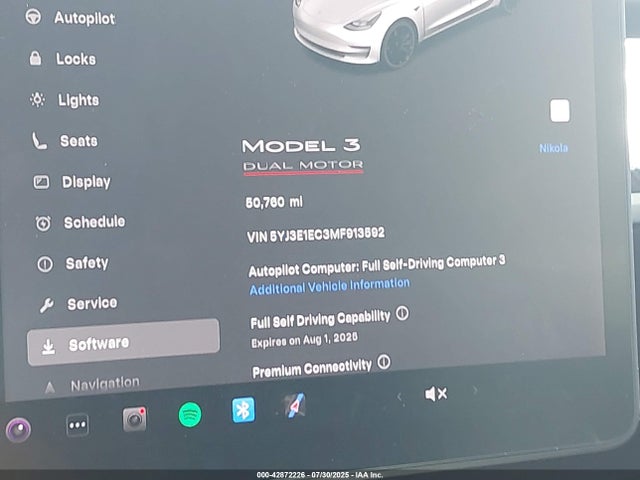 Tesla 2021 2021 5YJ3E1EC3MF913592 Image 15