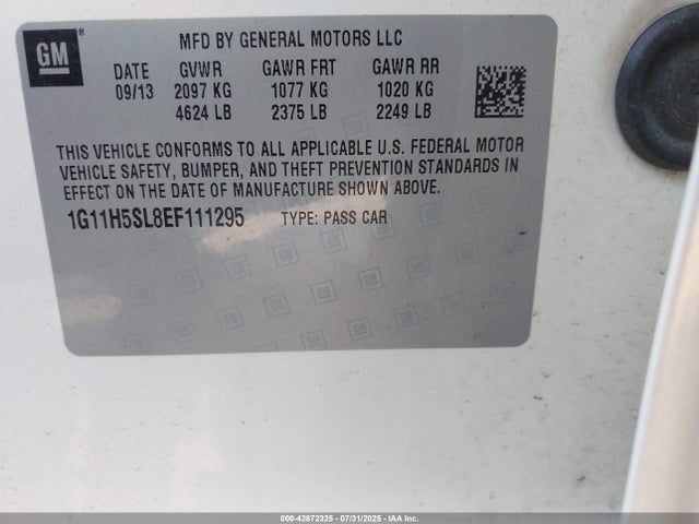 1G11H5SL8EF111295 Chevrolet lkw